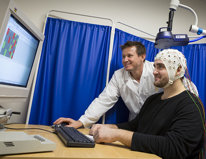 Image -  Specialist psychological research facilities&nbsp; 
  Including EEGs which pick up electrical signals in the brain,&nbsp;eye tracking equipment,&nbsp;psychophysiological suites&nbsp;equipped&nbsp;for collecting blood and saliva for research projects,&nbsp;and advanced computer software.  &nbsp;  