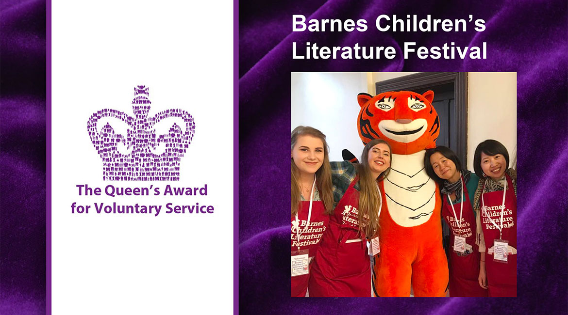 Image - Barnes Children’s Literature Festival receives The Queen’s Award for Voluntary Service 